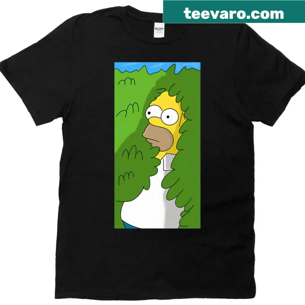Humorous graphic of Bush Homer on a t-shirt