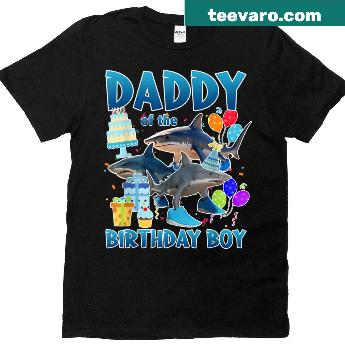 T-shirt for fathers celebrating their child's birthday — on a men's t-shirt