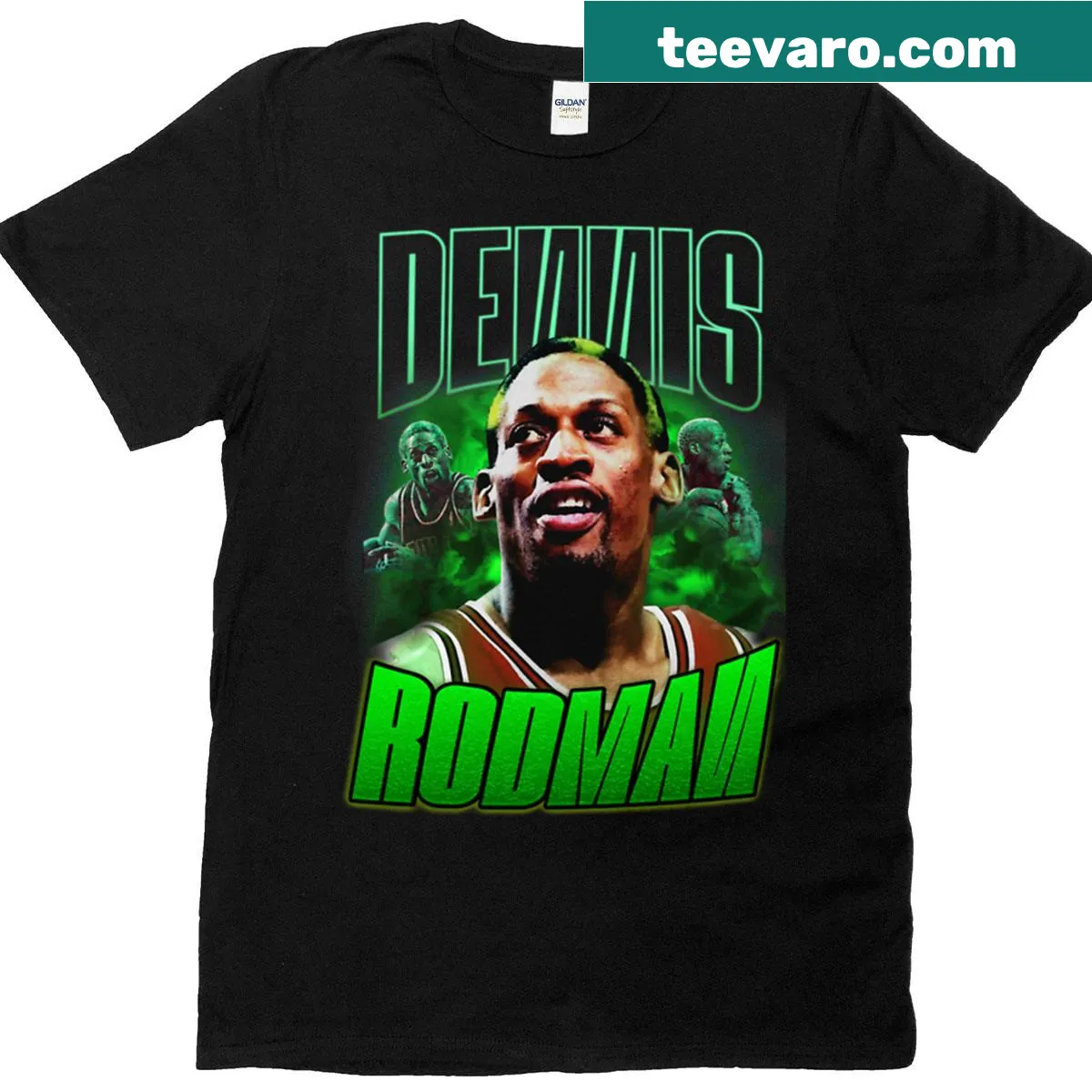 Vintage distressed Deners Rozman T-shirt for sports fans — on a men's t-shirt