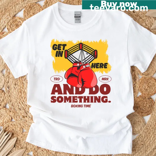 Motivational Do Something t-shirt with bold text