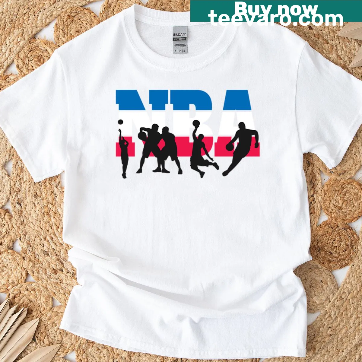 Oversized T-shirt with playful text 'Dunk Into Style' — on a men's t-shirt