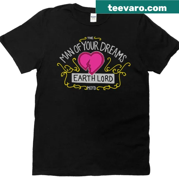 Oversized t-shirt with Earthlord graphic design