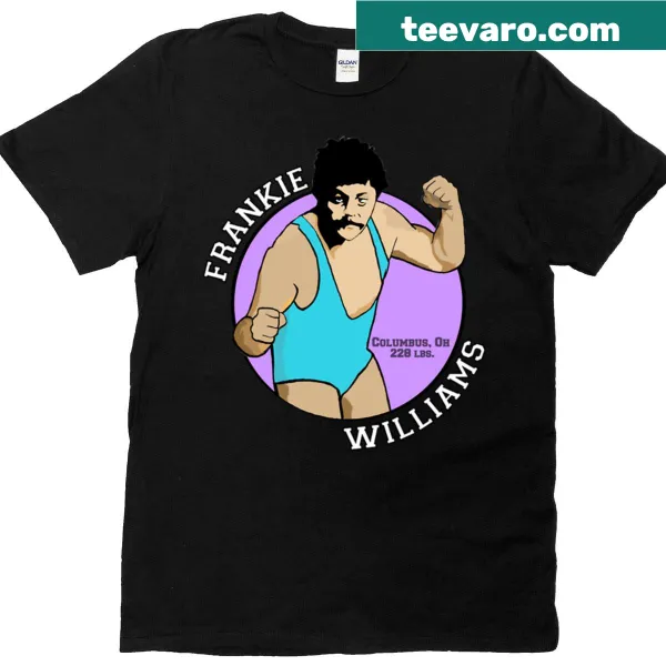 Artistic illustration of Frankie Williams on a T-shirt