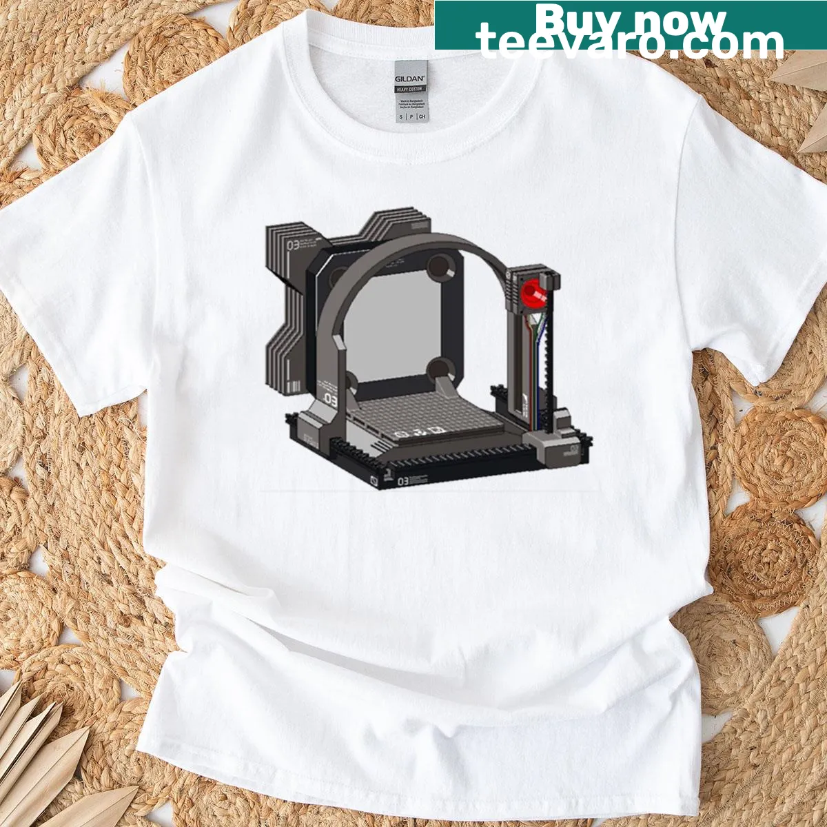 Vintage-style Fukouna Shoujo graphic t-shirt — on a men's t-shirt