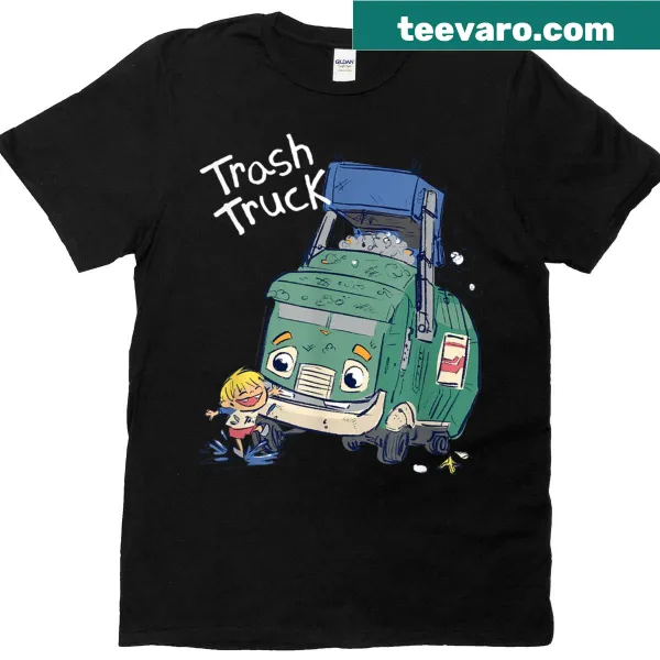T-shirt featuring an illustration of Hank and his dog Puddles