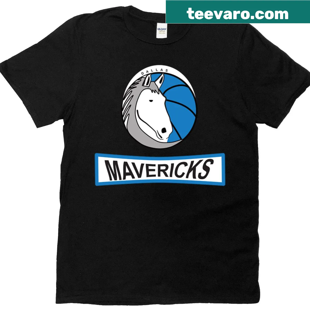Oversized T-shirt with cartoon horse playing basketball graphic — on a men's t-shirt