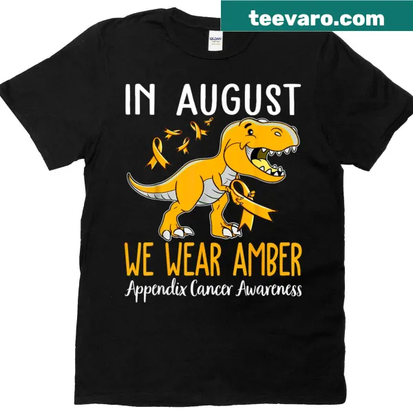 Amber awareness month t-shirt for appendix cancer