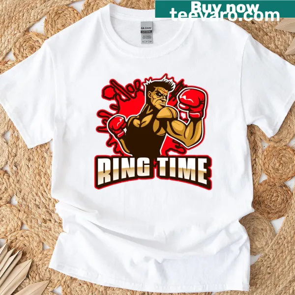 Bold T-shirt with the phrase 'It's Ring Time' prominently displayed