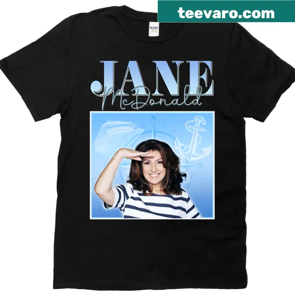 Cruise-themed T-shirt inspired by Jane McDonald