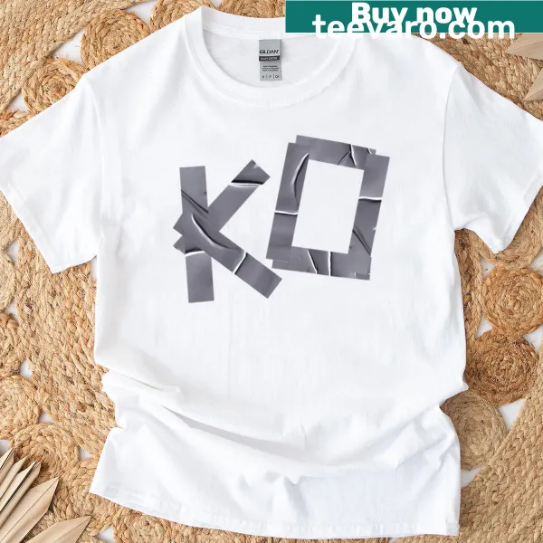 Bold KO graphic representing Kevin Owens on a playful T-shirt