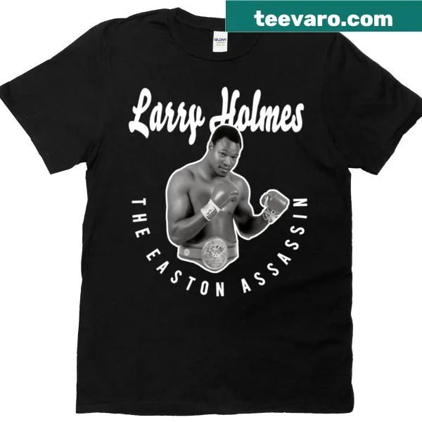 T-shirt featuring Larry Holmes The Easton Assassin design