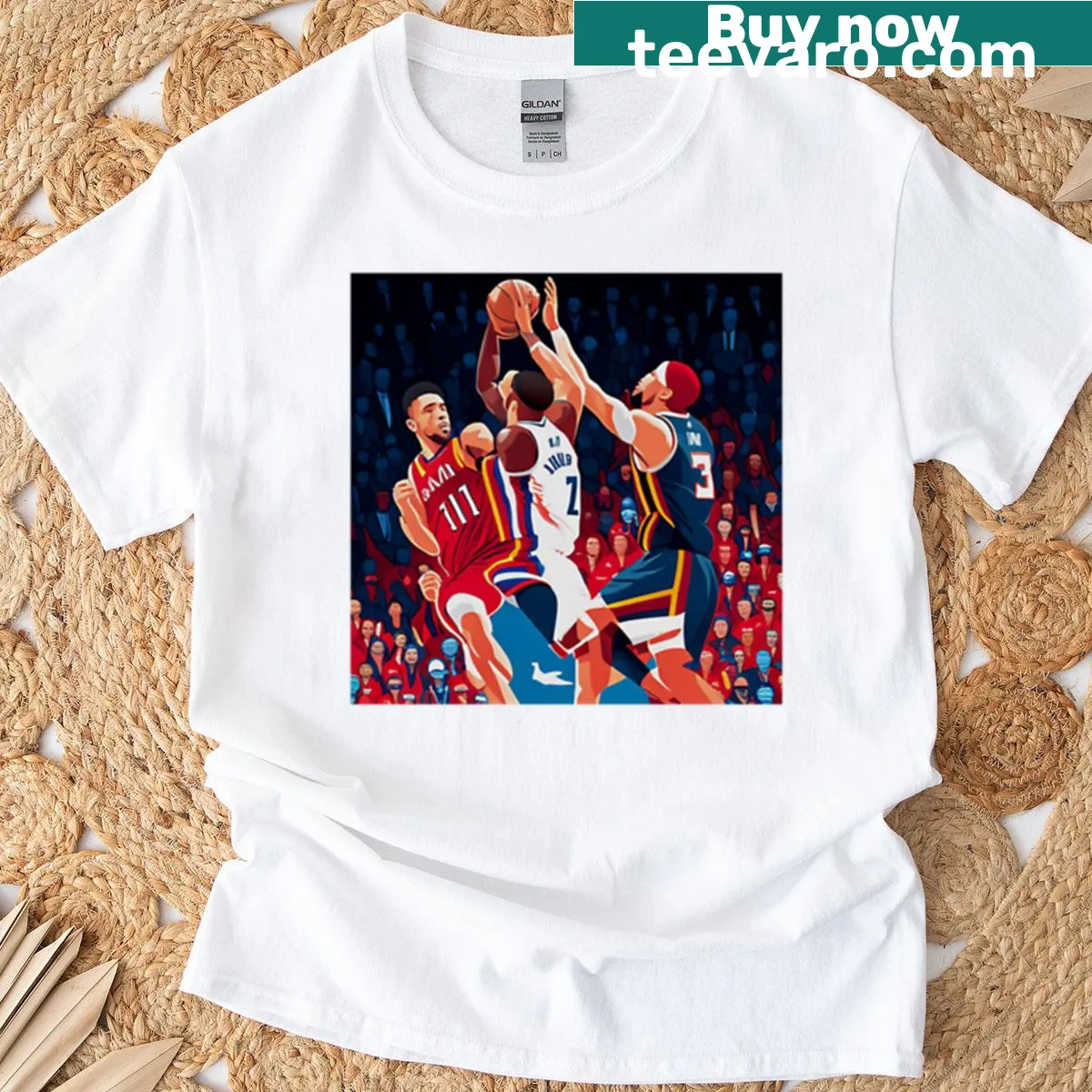Love For Basketball graphic T-shirt with sporty typography — on a men's t-shirt