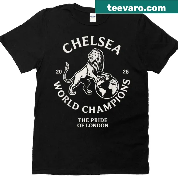 Chelsea Champions t-shirt celebrating the team's victory