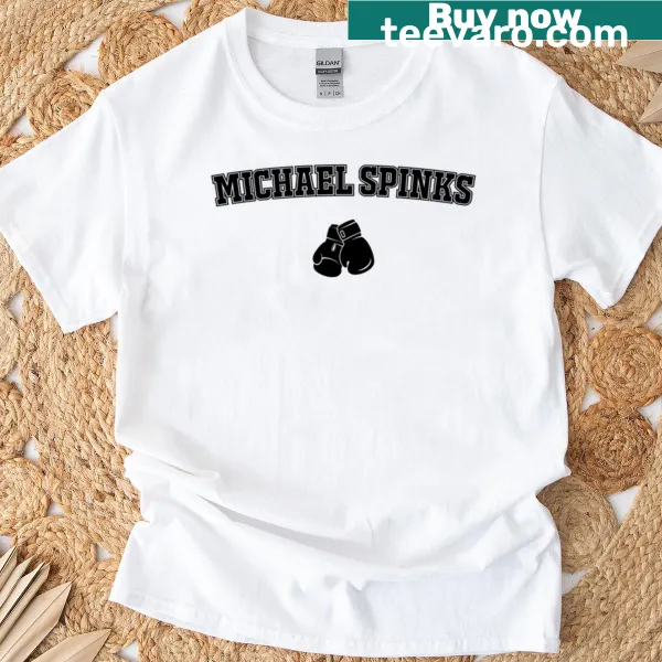 Oversized T-shirt celebrating American boxer Michael Spinks