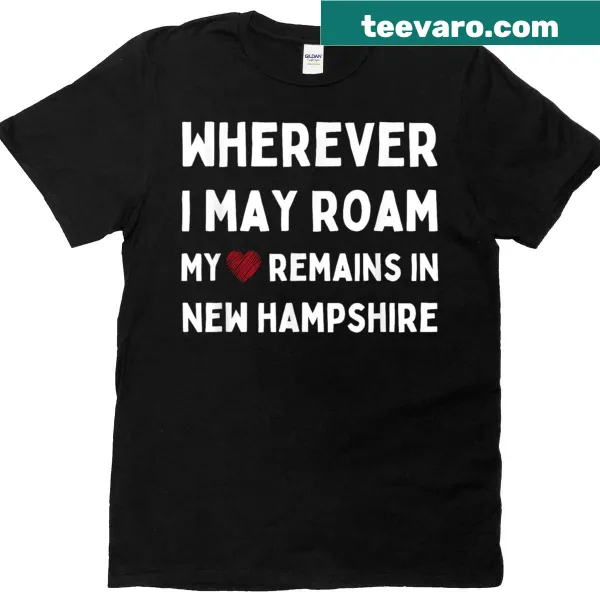 Vintage-style T-shirt with a heartfelt message about New Hampshire