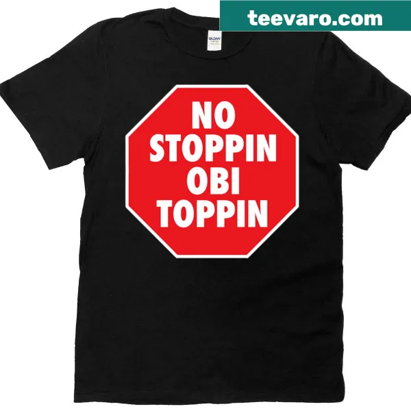 Playful T-shirt celebrating Obi Toppin with bold typography