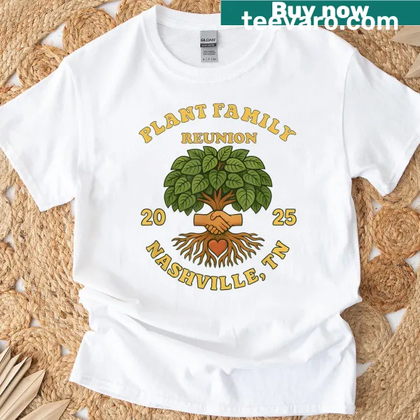 Illustration of plants symbolizing a family reunion