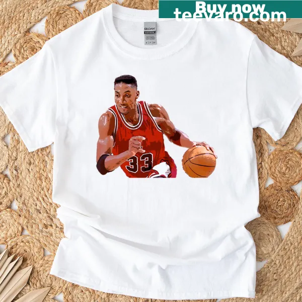 Scottie Pippen t-shirt honoring the basketball legend