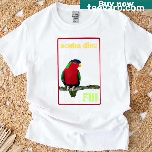 Scuba diving themed T-shirt featuring Fiji