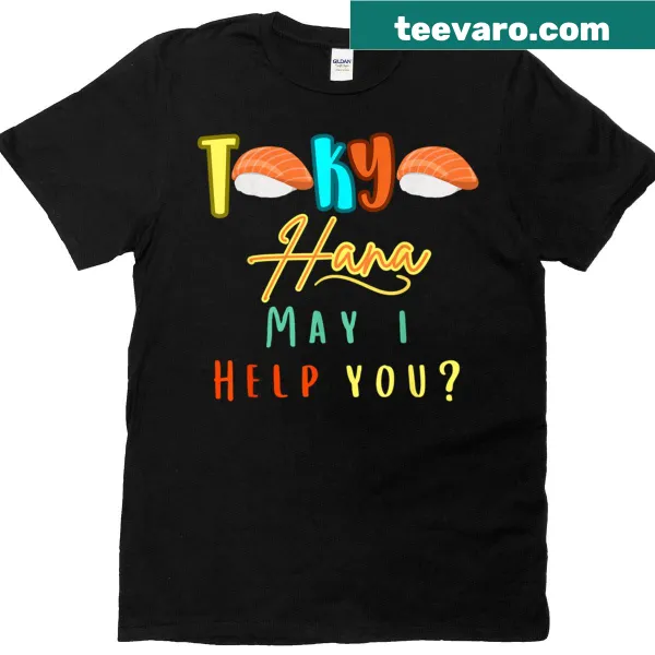 Wholesome t-shirt with a Tokyo-themed hospitality message