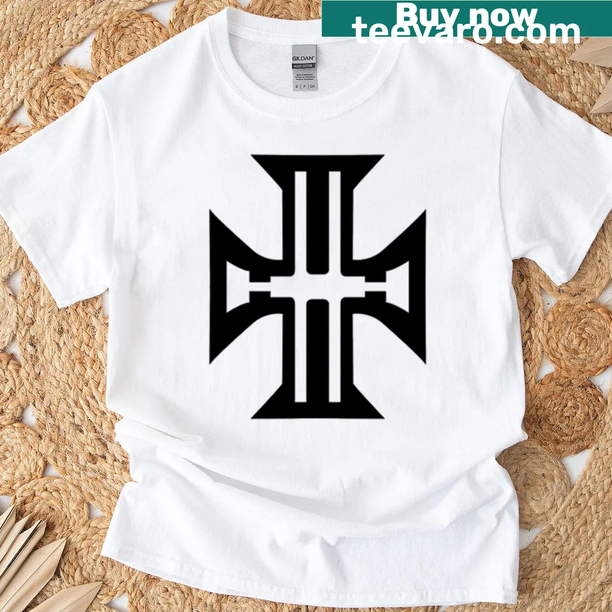 Triple H Hhh Logo T-shirt with bold graphic — on a men's t-shirt