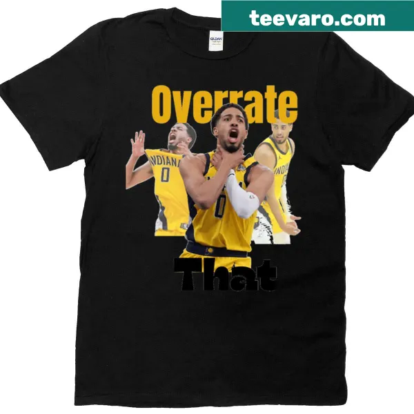 Oversized T-shirt celebrating Tyrese Haliburton