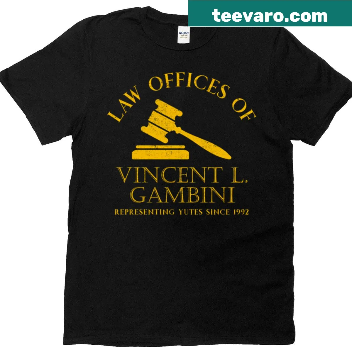 'My Cousin Vinny' T-shirt featuring Vincent Gambini — on a men's t-shirt