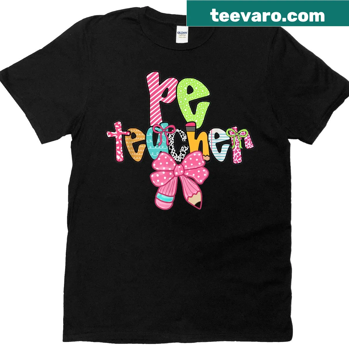 T-shirt for women PE teachers with design celebrating physical education — on a men's t-shirt