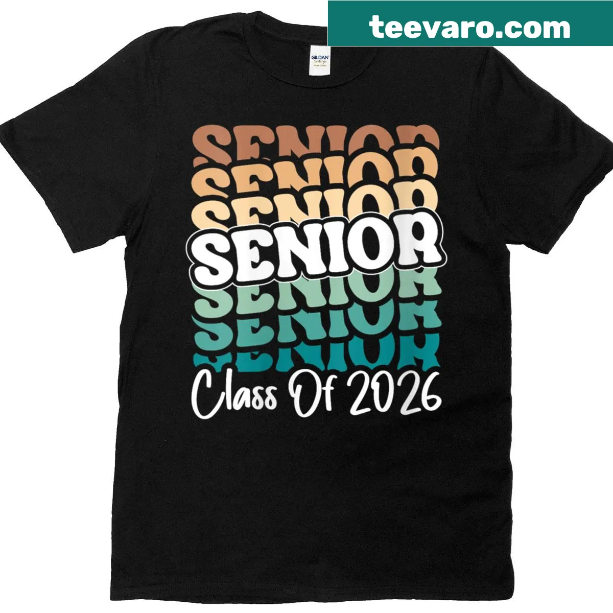 Senior Class Of 2026 graduation T-shirt for women — on a men's t-shirt