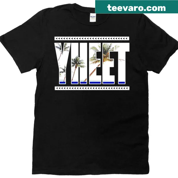 Minimalist Yheet Collection t-shirt with abstract typography