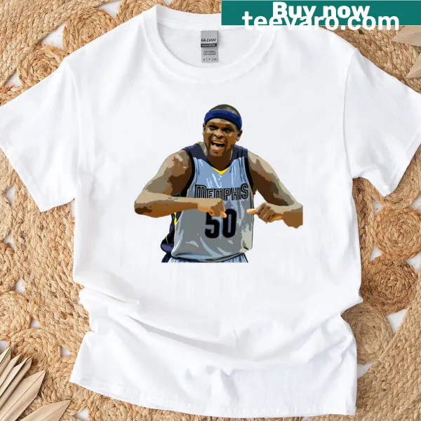 Oversized T-shirt featuring Zach Randolph design