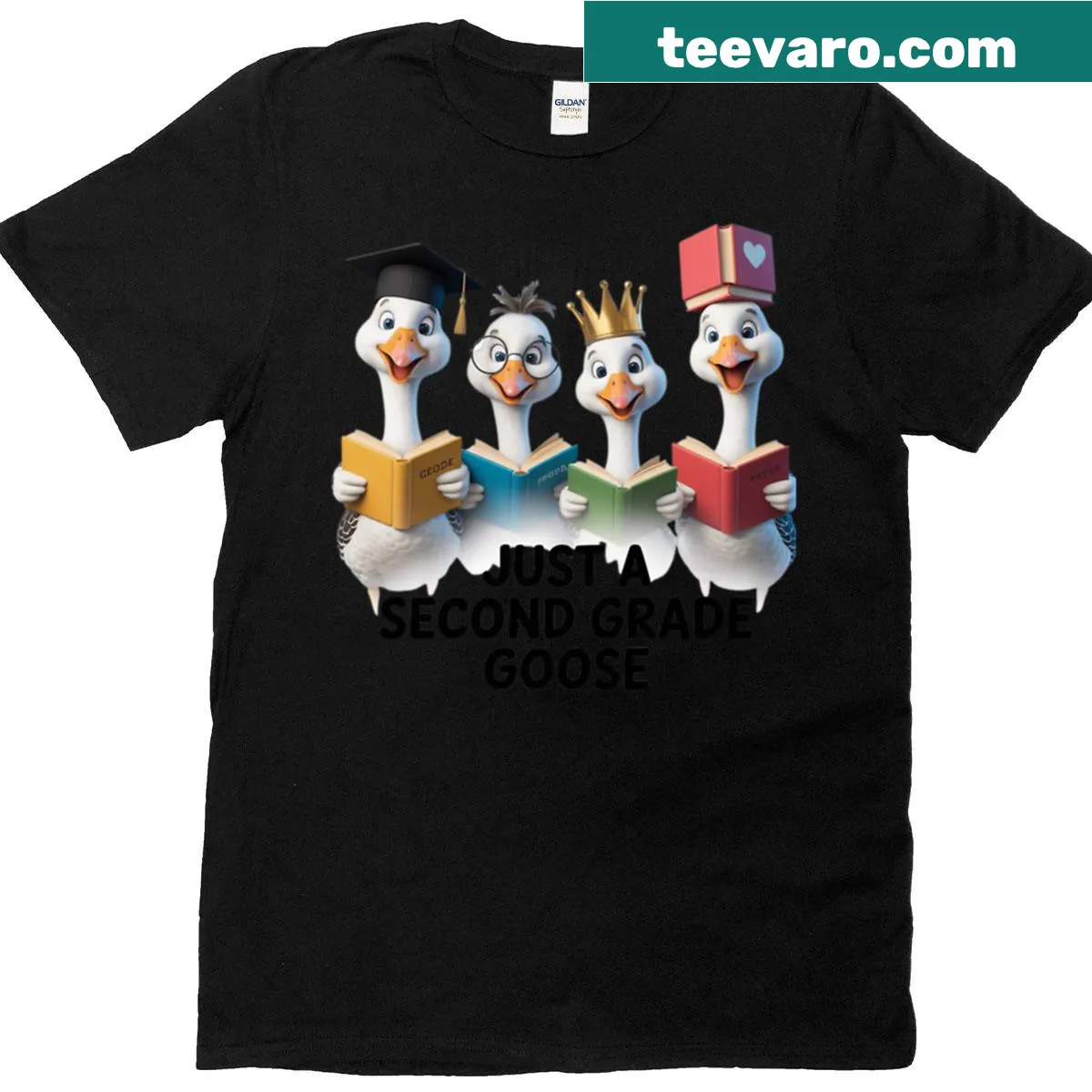 Cheerful back-to-school themed t-shirt with fun lettering. — on a men's t-shirt