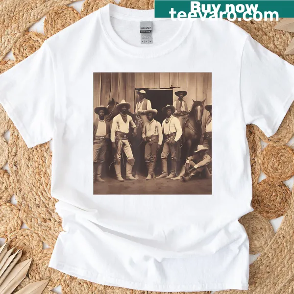 Emblematic cowboy design representing Black history and heritage
