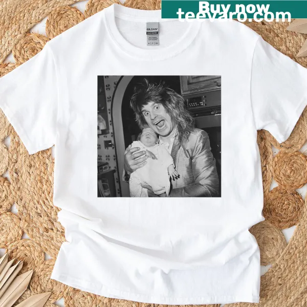 T-shirt featuring Ozzy Osbourne with his son Jack