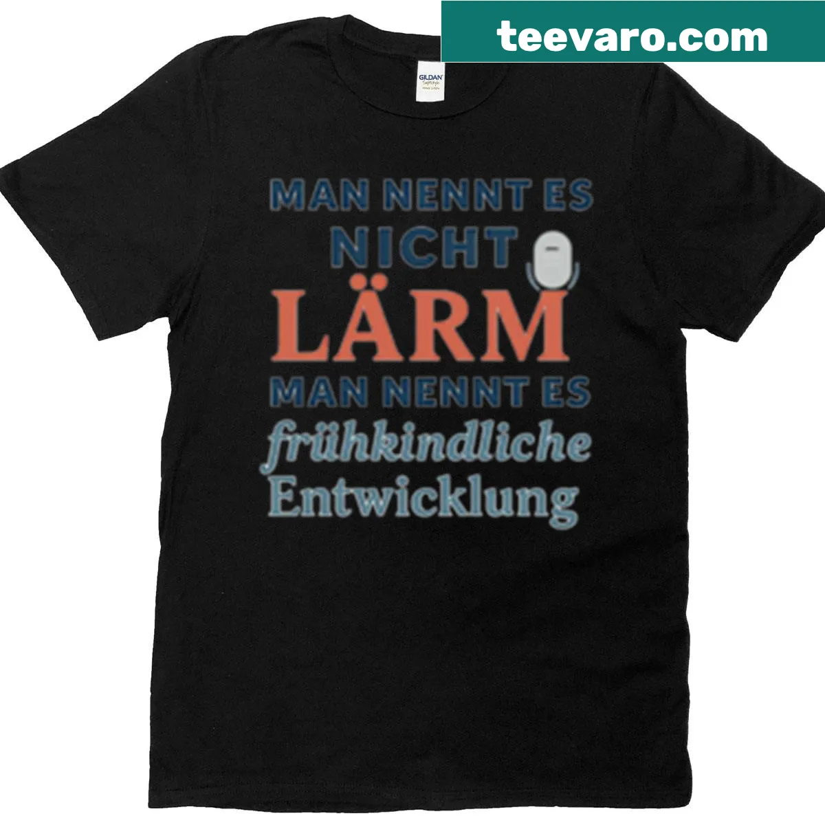 Educator T-shirt promoting early childhood development — on a men's t-shirt