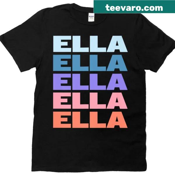 Modern repeated text design T-shirt featuring a humorous phrase