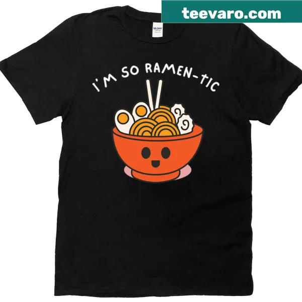 T-shirt featuring a cute ramen pun design