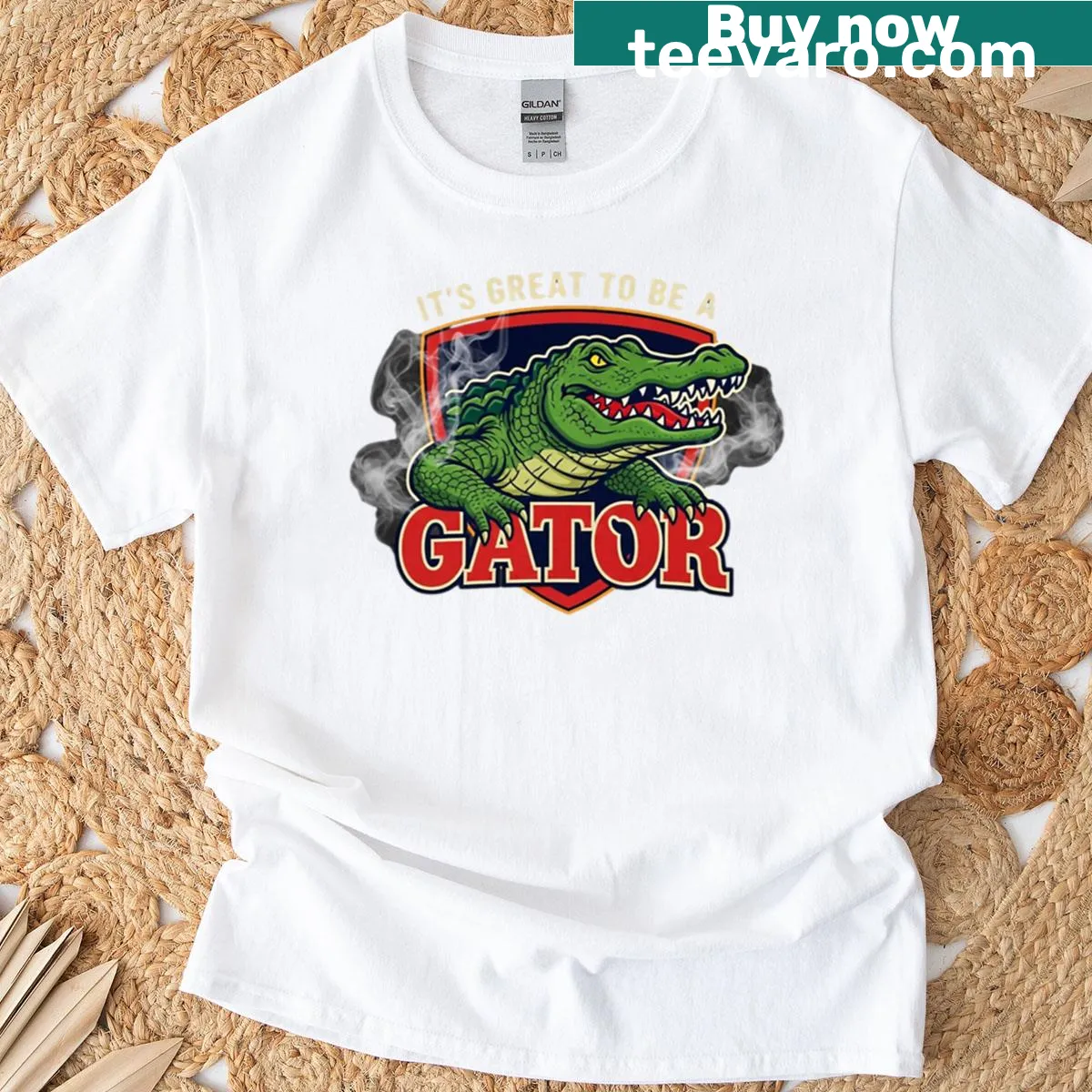 Funny Gator pride shirt with the phrase It's Great To Be A Gator — on a men's t-shirt