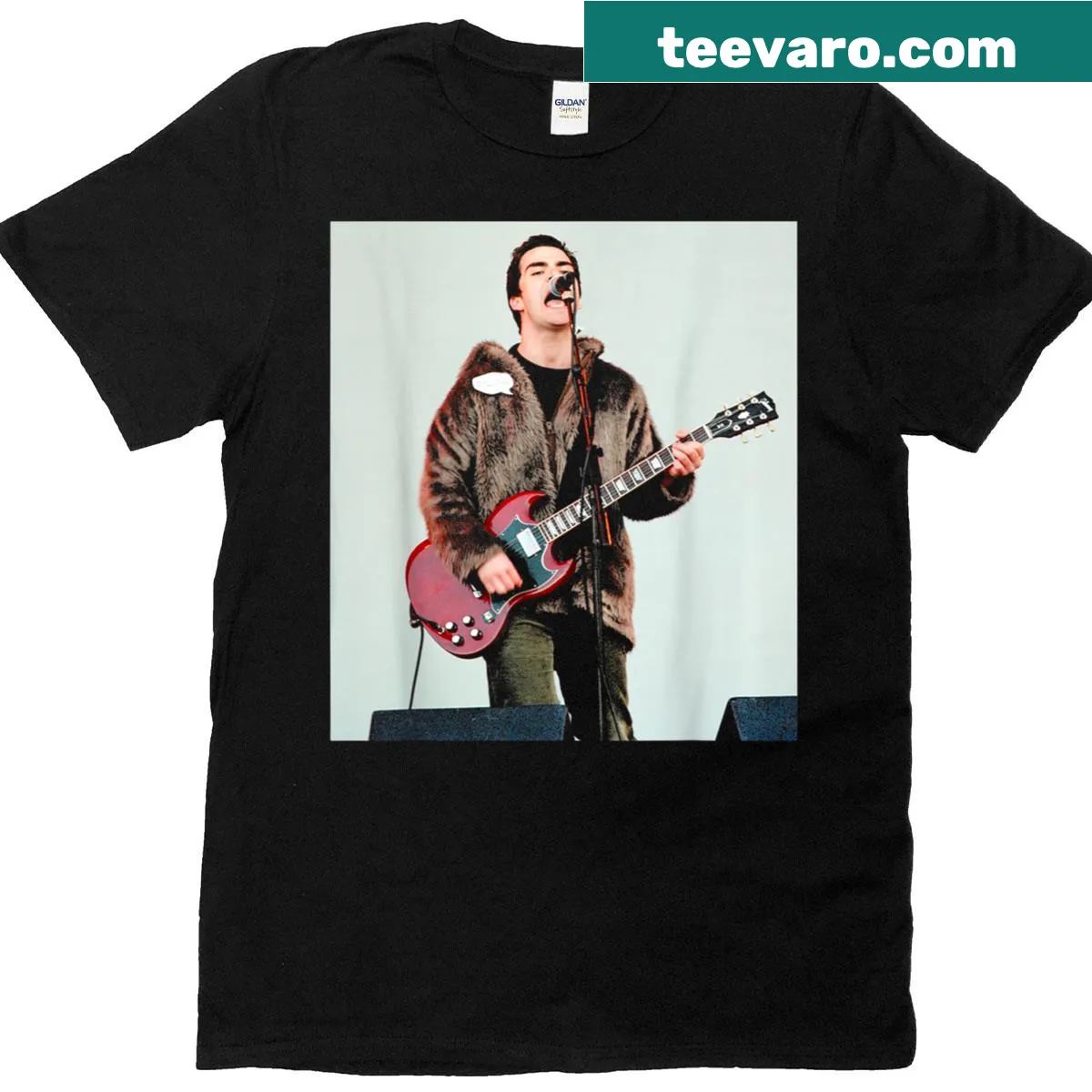 Artistic design commemorating Kelly Jones Stereophonics concert — on a men's t-shirt