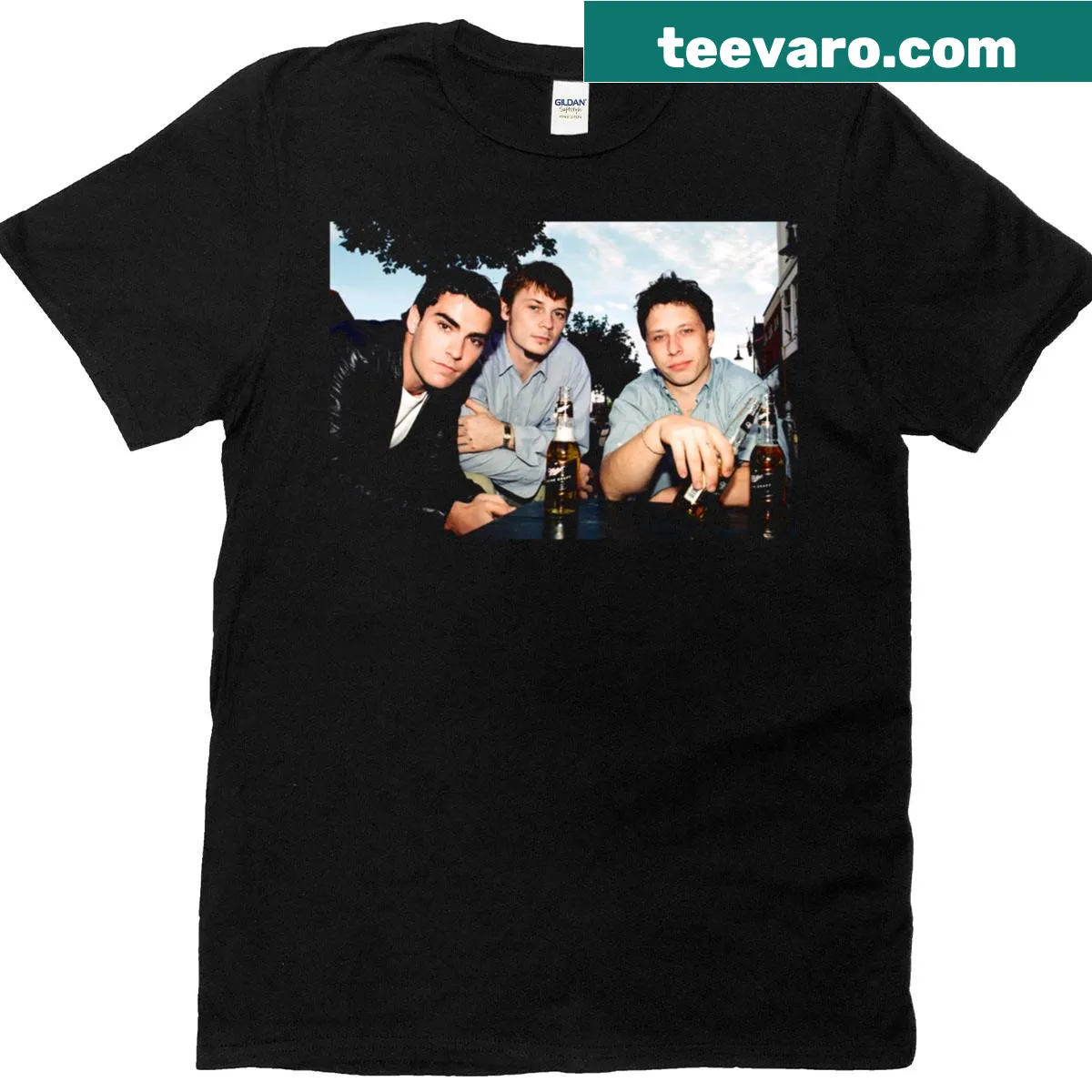Artistic design inspired by Kelly Jones Stereophonics photoshoot — on a men's t-shirt