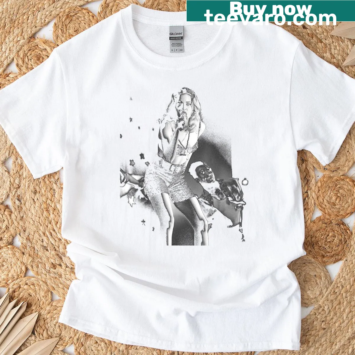T-shirt celebrating Kylie Minogue's Disco In Dream tour — on a men's t-shirt