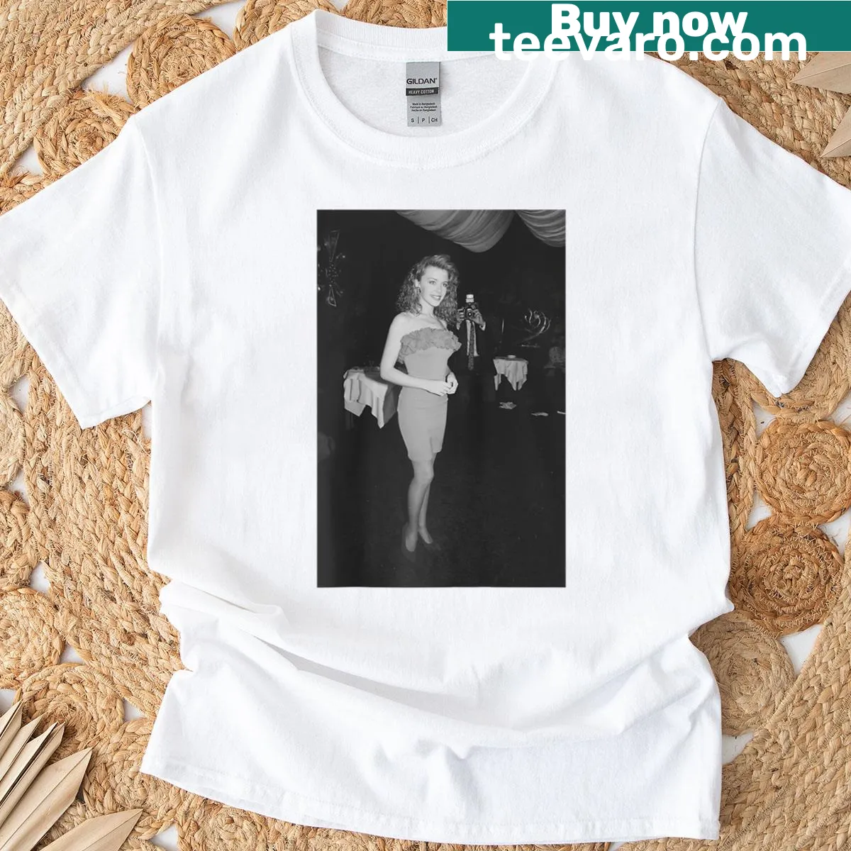 Raglan baseball tee celebrating Kylie's gold disc for 'Got To Be Certain' — on a men's t-shirt