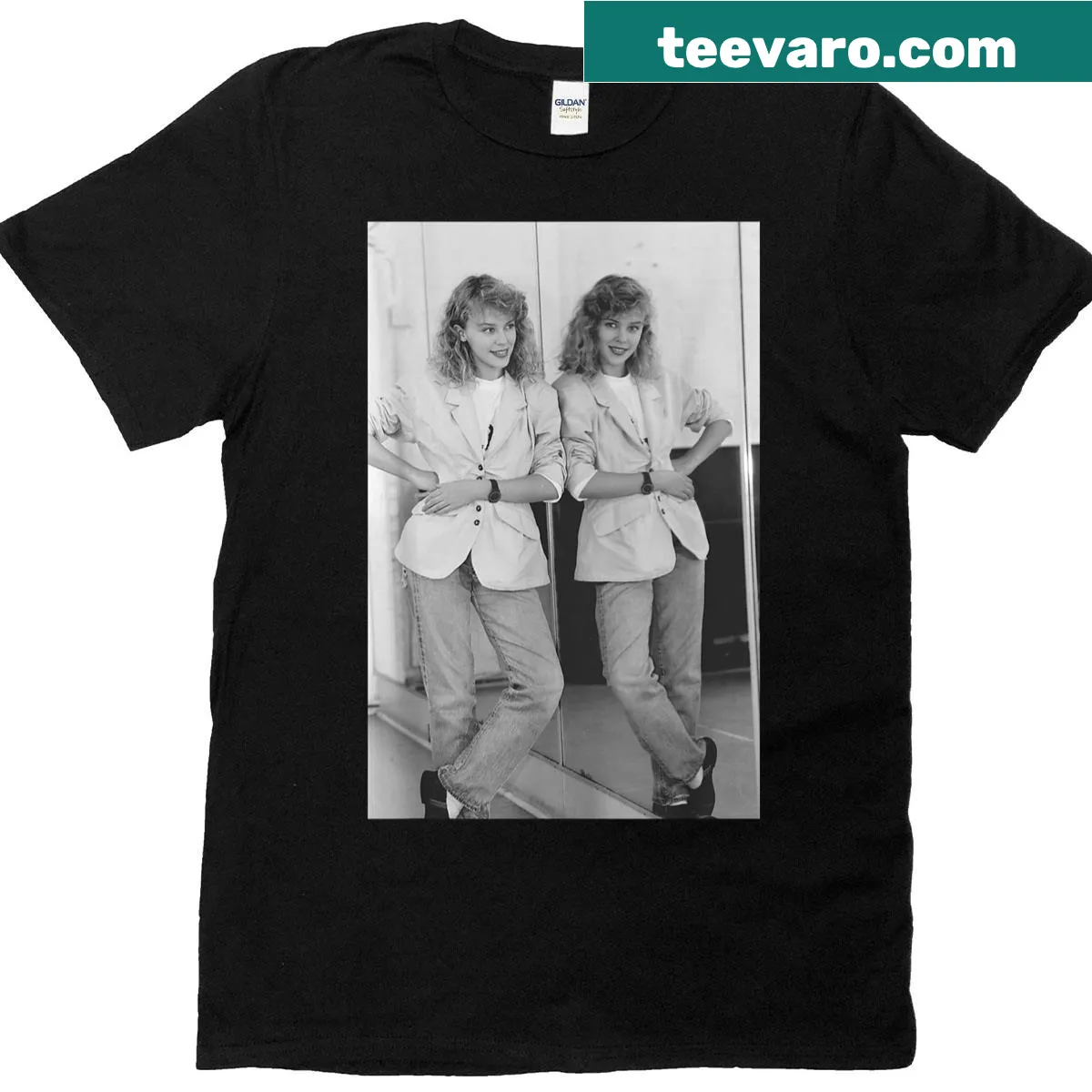 T-shirt featuring the quote I Should Be So Lucky honoring Kylie Minogue — on a men's t-shirt