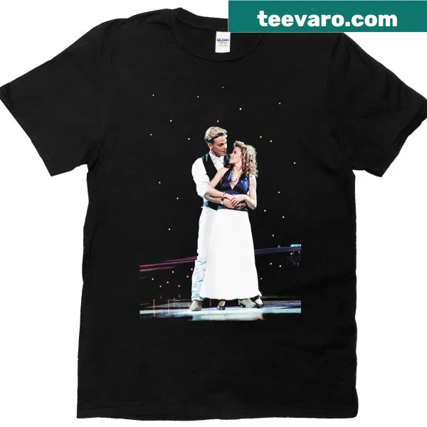 Vintage t-shirt featuring Kylie Minogue and Jason Donovan