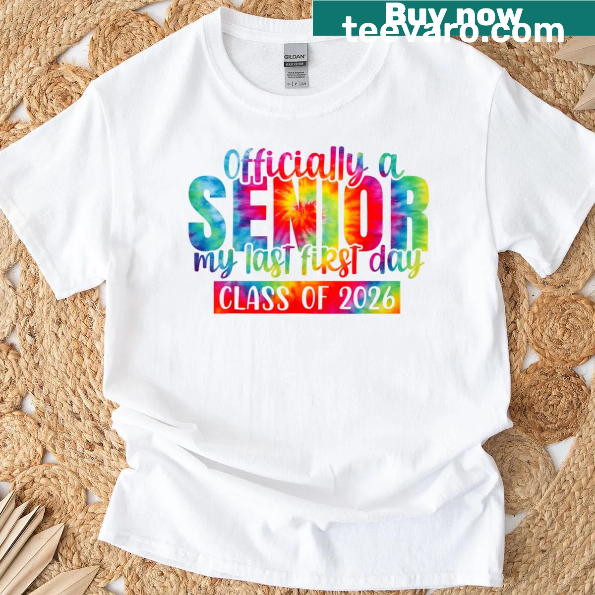 Senior t-shirt announcing 'Class Of 2026' for back-to-school. — on a men's t-shirt
