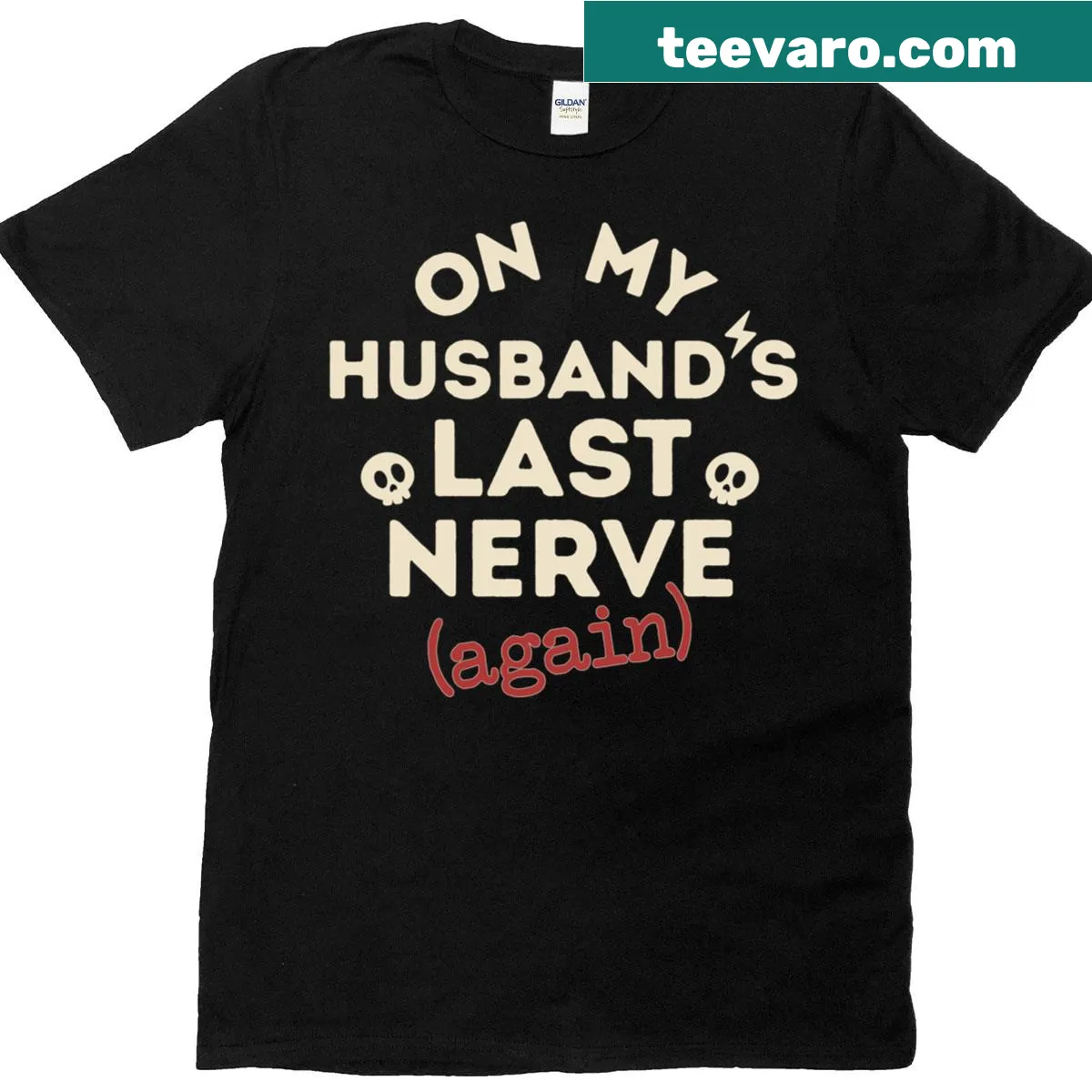 Sarcastic T-shirt for women with humorous marriage phrase — on a men's t-shirt