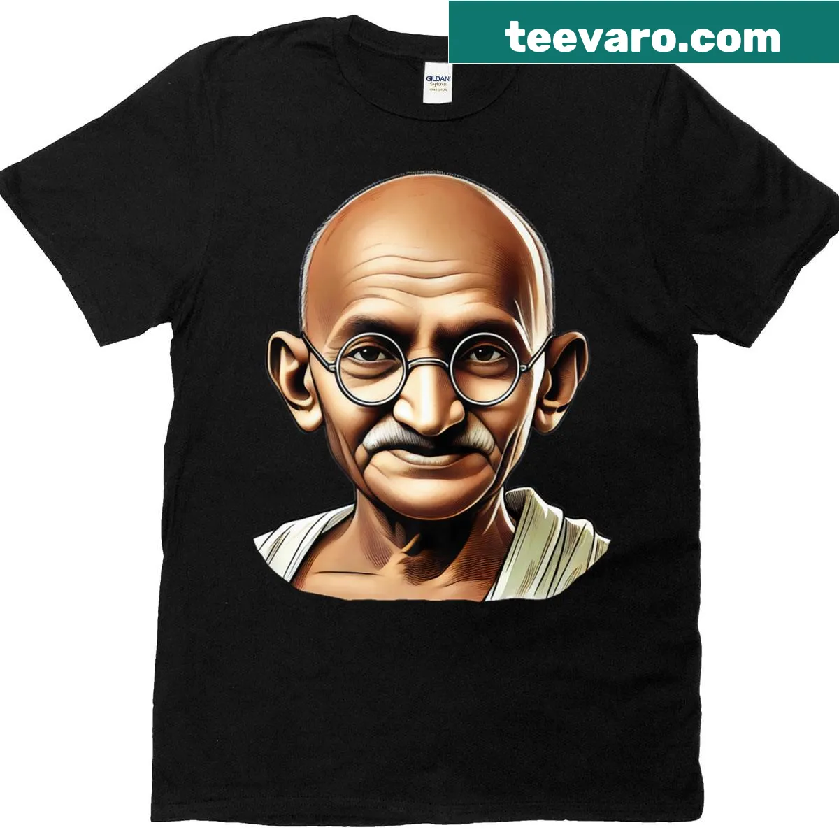 Inspirational illustration t-shirt for peaceful vibes — on a men's t-shirt