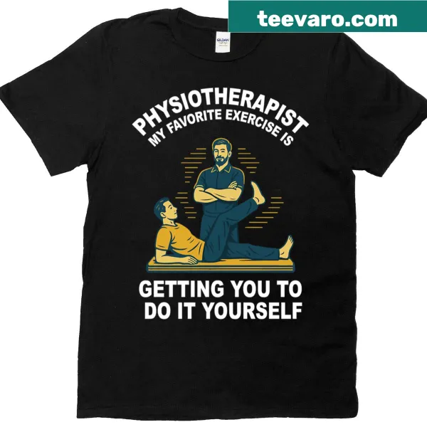 Oversized Physiotherapy T-shirt with funny physiotherapist phrase