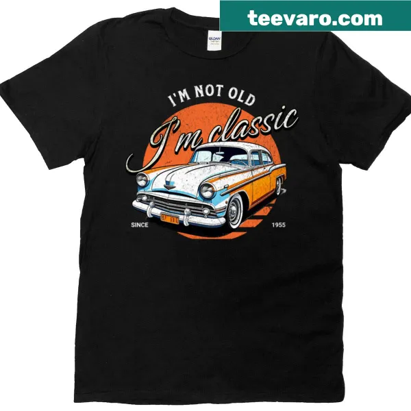 Vintage-style t-shirt with 'I’m Not Old, I’m Vintage' celebrating 1995.