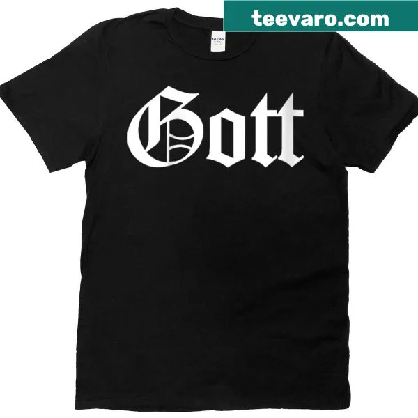 Raglan baseball tee featuring a God motif design